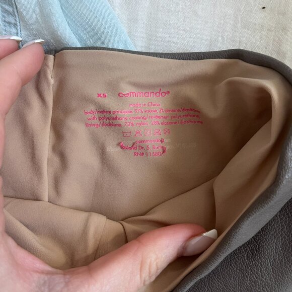 Commando Beige Skinny Shapewear Pants Size XS - Picture 2 of 5